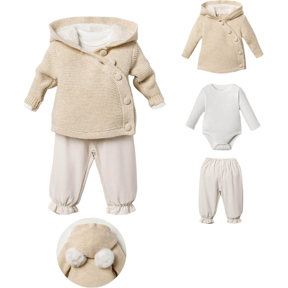 Set sweater+body+pants