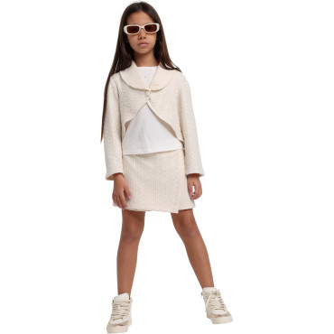 Set sweater+T-shirt+skirt-shorts