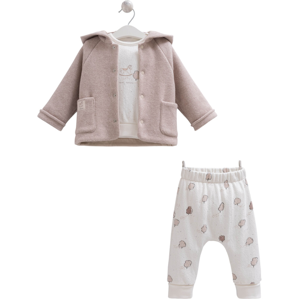 Set: Sweater + Sweater + Pants, MINI NATURE series