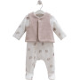 Set: Jumpsuit + Vest, MINI NATURE series