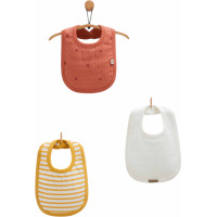 Bibs set 3pcs (pack of 4 sets), series SPORT LINES