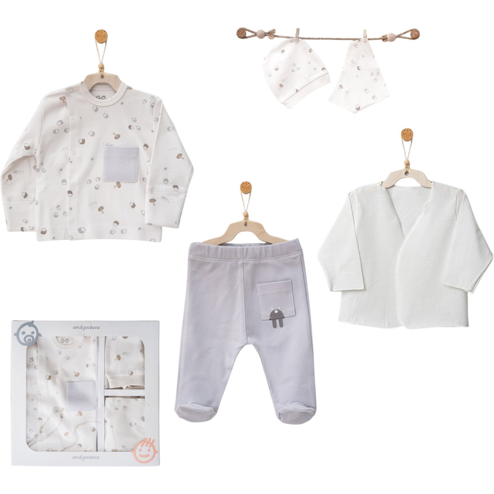 Set 5 items, series HEDGEHOG