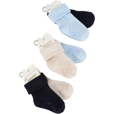 Socks cotton set 2 pairs (pack of 6 sets) Alfia