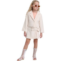 Set jacket+skirt-shorts