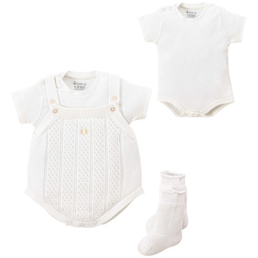 Set overalls+body+socks