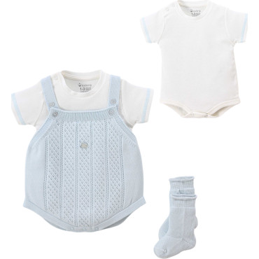 Set overalls+body+socks