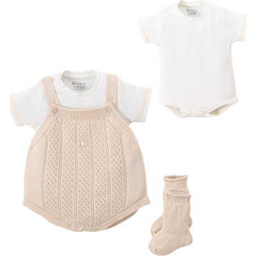 Set overalls+body+socks