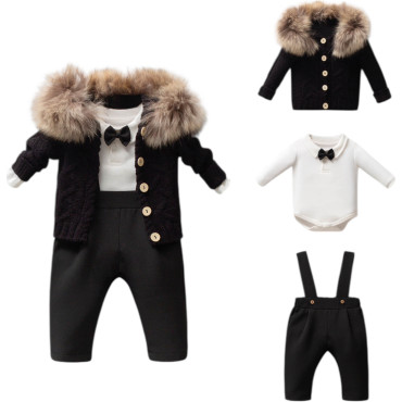 Set sweater+body+pants+hat