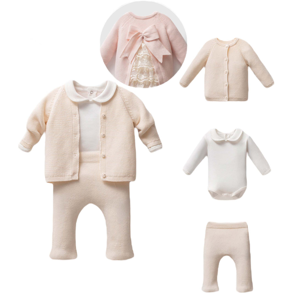 Set sweater+body+pants+hat