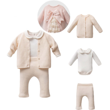Set sweater+body+pants+hat