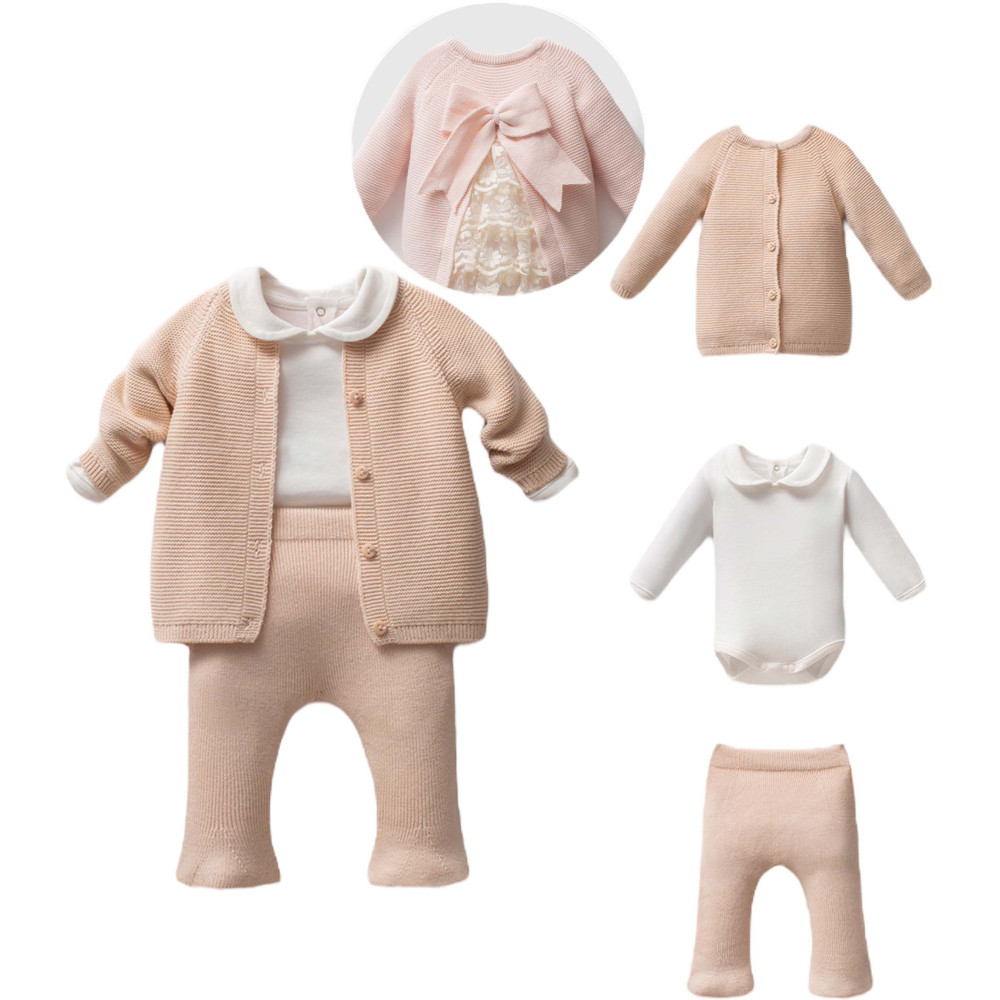 Set sweater+body+pants+hat