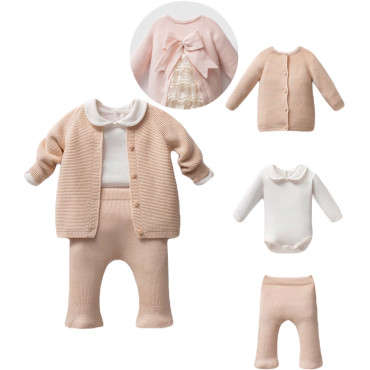 Set sweater+body+pants+hat