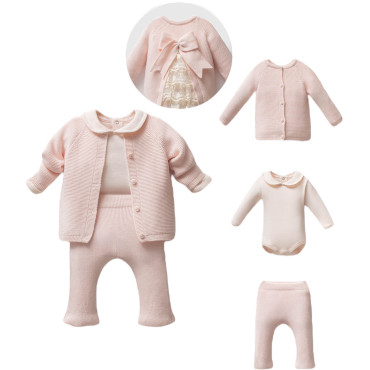 Set sweater+body+pants+hat