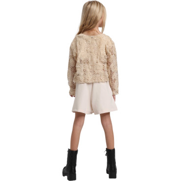 Set blouse+tank top+shorts