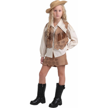 Set vest+shirt+skirt-shorts