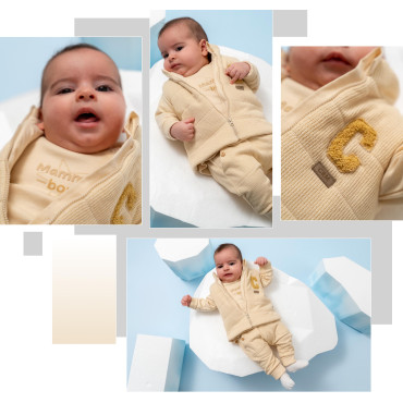 Set sweater+vest+pants, series SOFT STYLE BOY