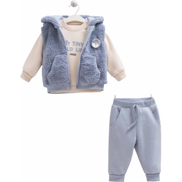 Set sweater+vest+pants, series WILD