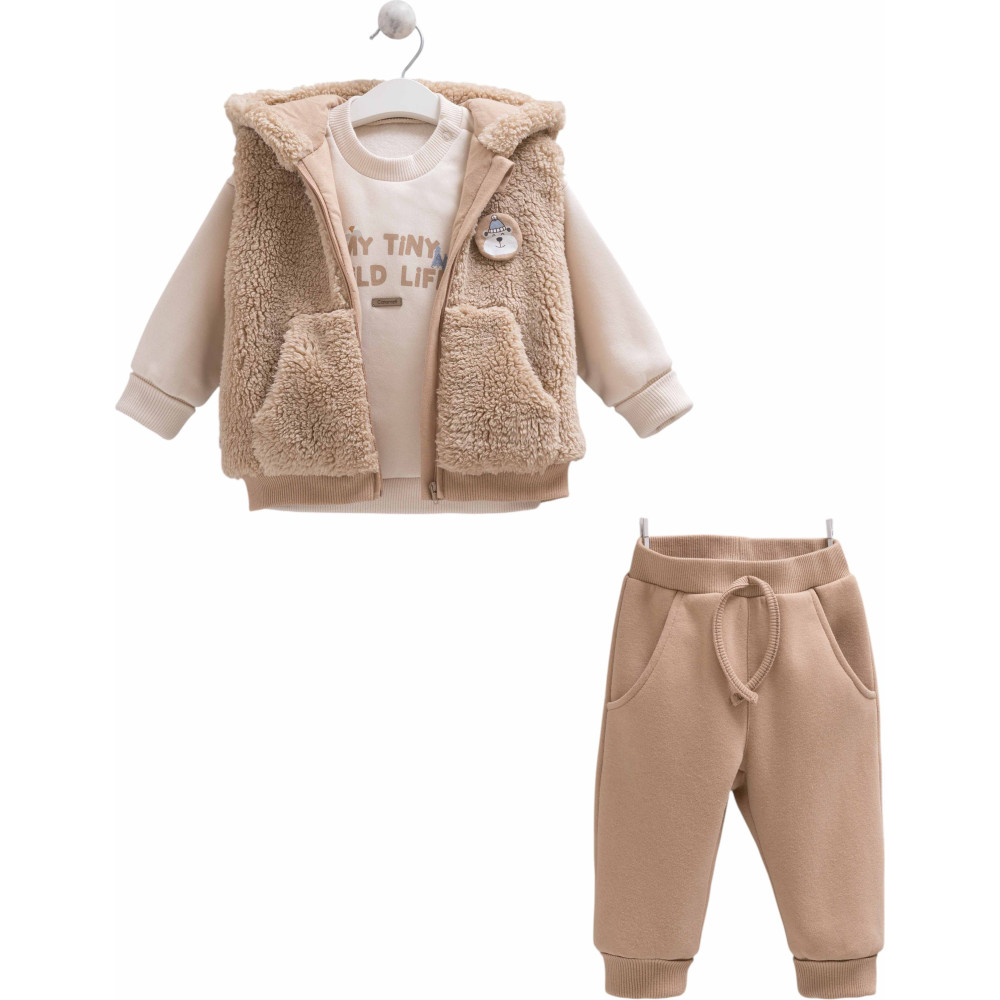 Set sweater+vest+pants, series WILD