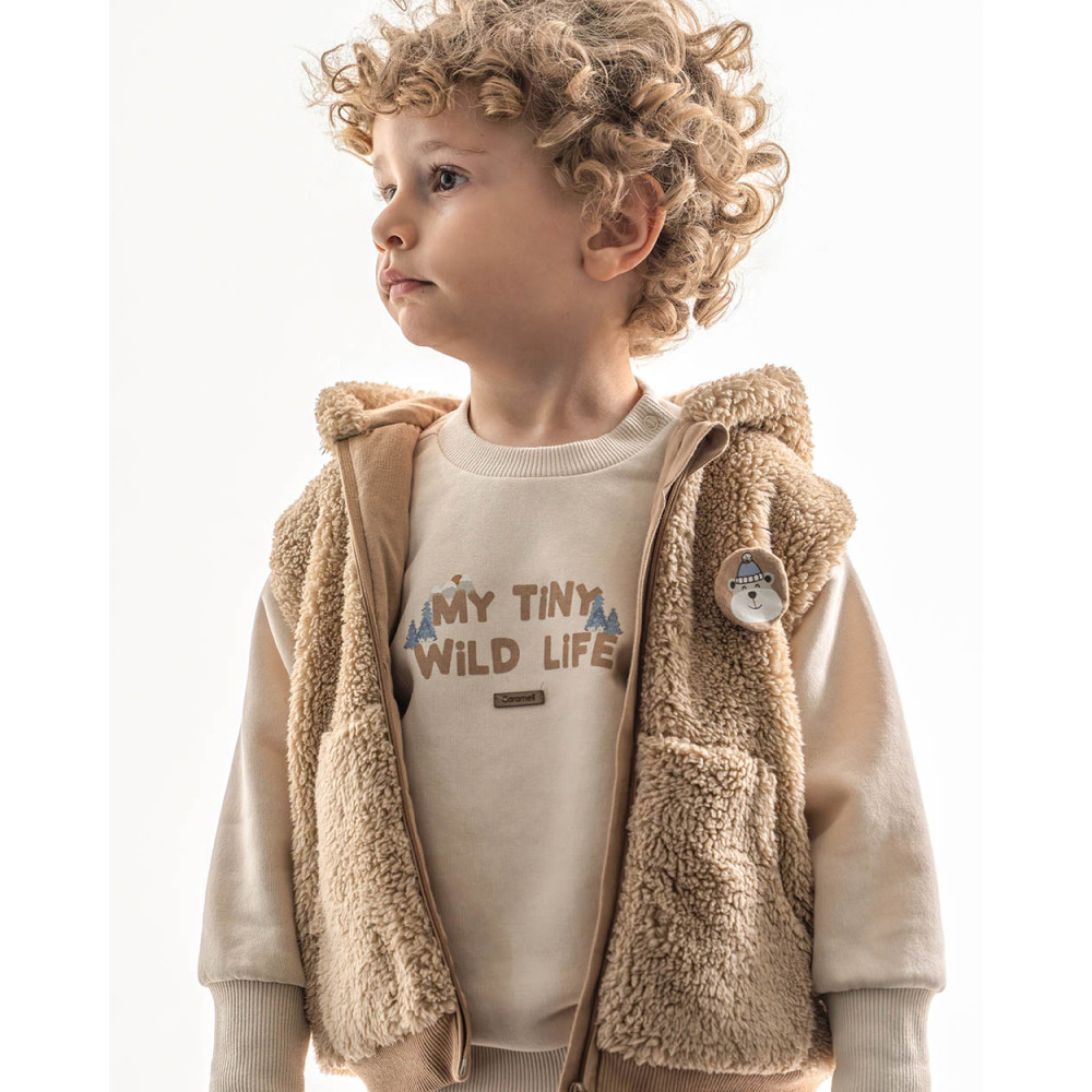 Set sweater+vest+pants, series WILD