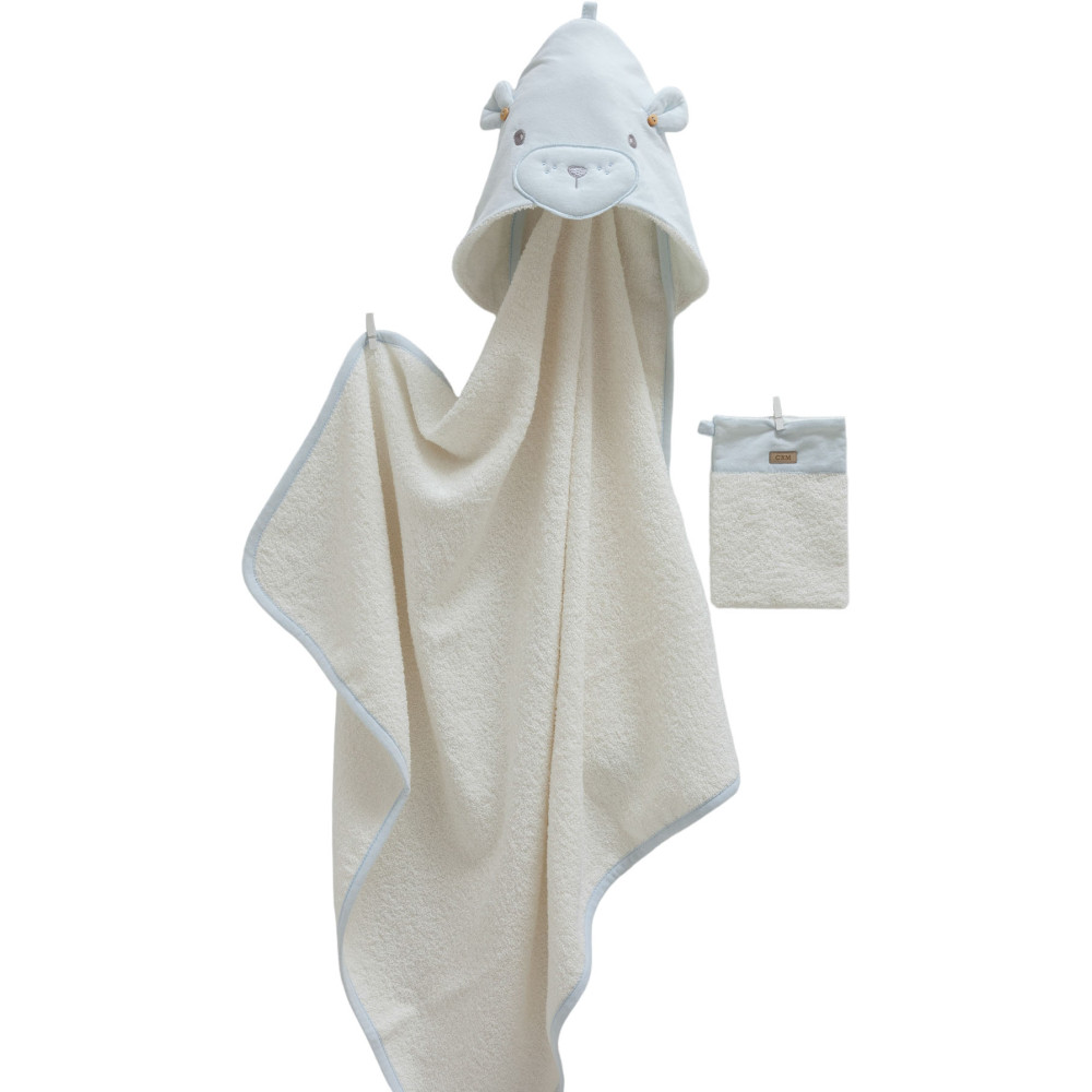 Towel+washcloth, series BASIC