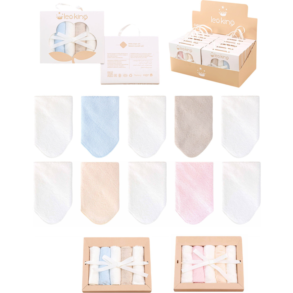 Terry cloth handkerchiefs (5 pcs.)