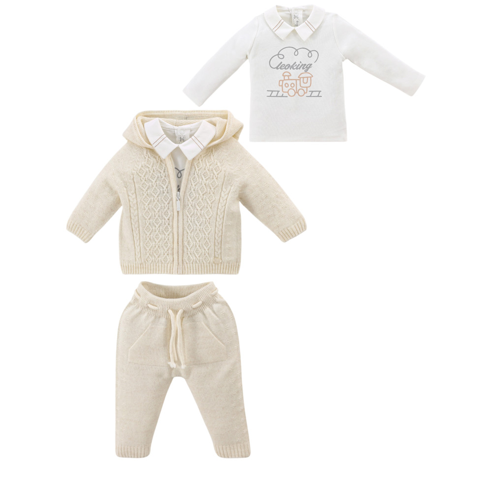 Set sweater+sweater+pants