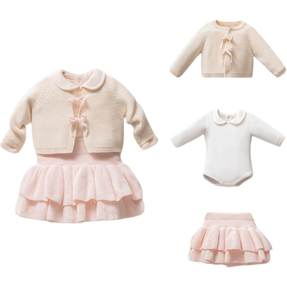 Set sweater+body+skirt