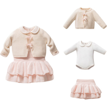Set sweater+body+skirt