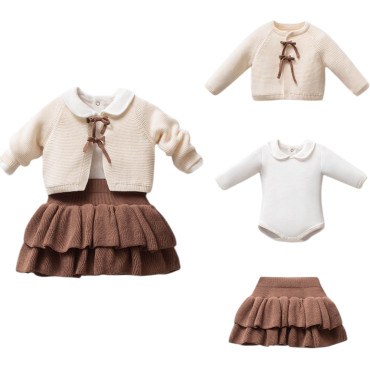 Set sweater+body+skirt