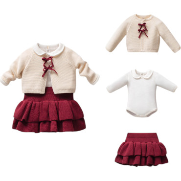 Set sweater+body+skirt