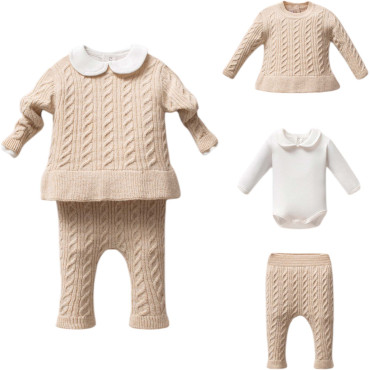 Set sweater+body+pants