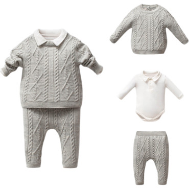 Set sweater+body+pants