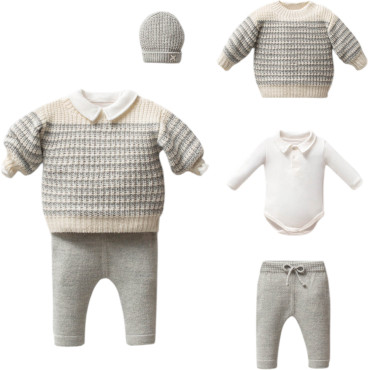Set sweater+body+pants+hat