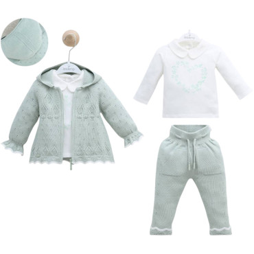 Set sweater+sweater+pants