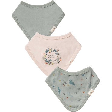 Bibs set 3pcs (pack of 10 sets)