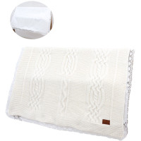 Blanket knitted+blanket cotton