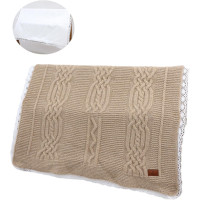 Blanket knitted+blanket cotton