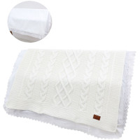 Blanket knitted+blanket cotton