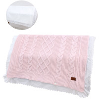 Blanket knitted+blanket cotton