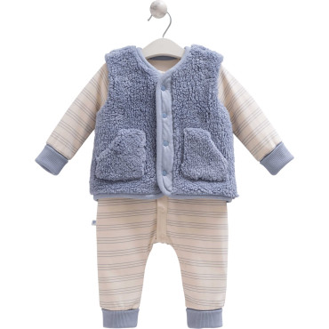 Set overalls+vest, series WILD
