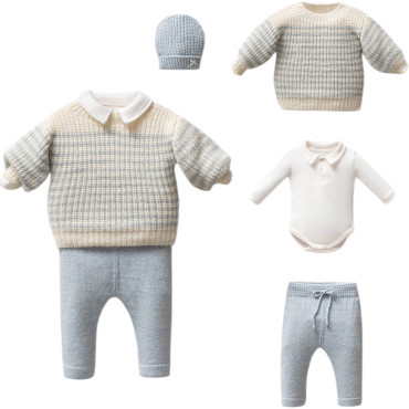 Set sweater+body+pants+hat