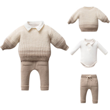 Set sweater+body+pants