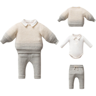 Set sweater+body+pants