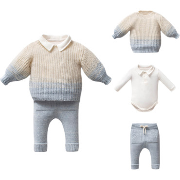 Set sweater+body+pants