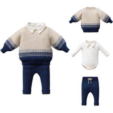 Set sweater+body+pants