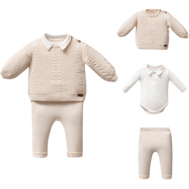 Set sweater+body+pants