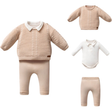 Set sweater+body+pants
