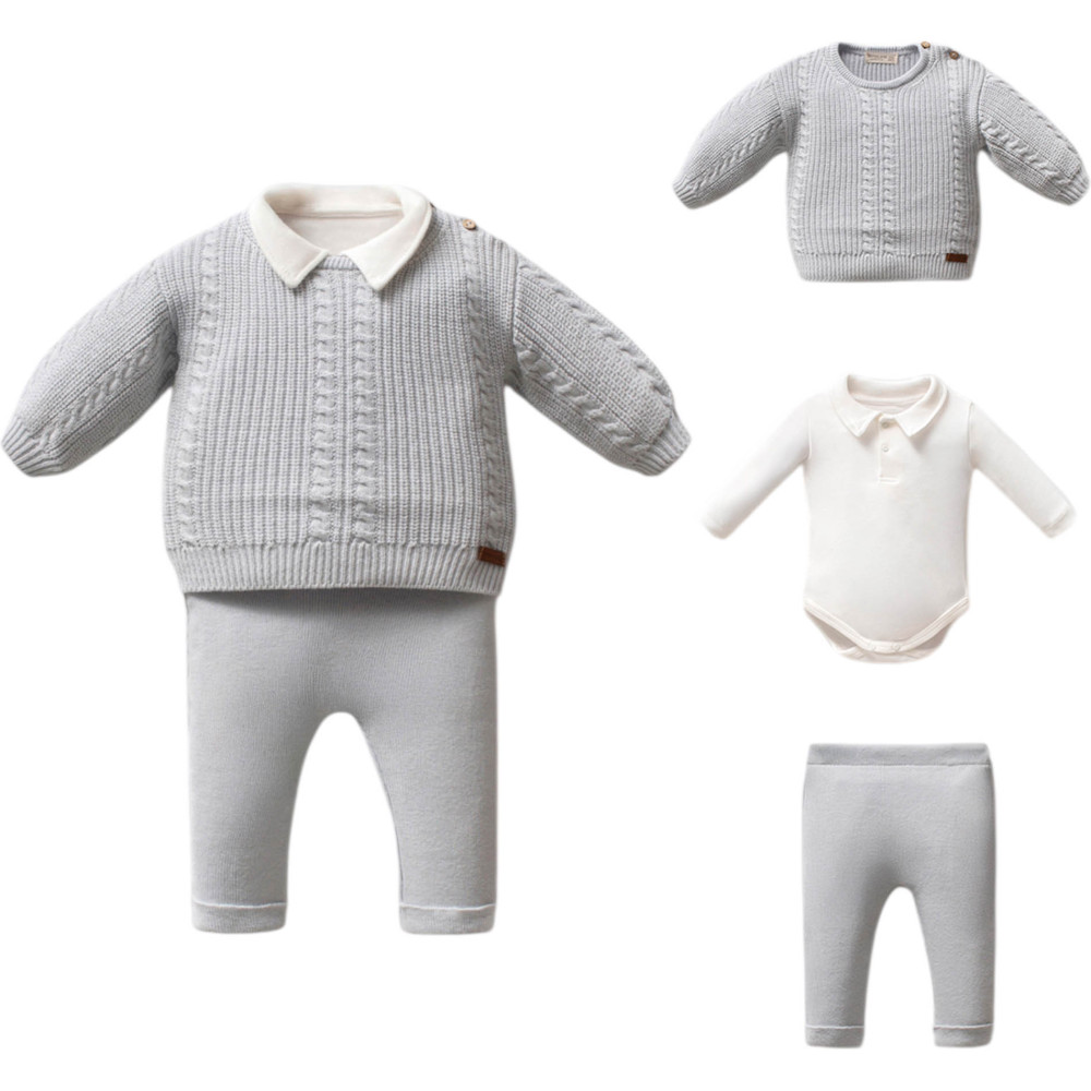 Set sweater+body+pants
