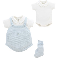 Set overalls+body+socks