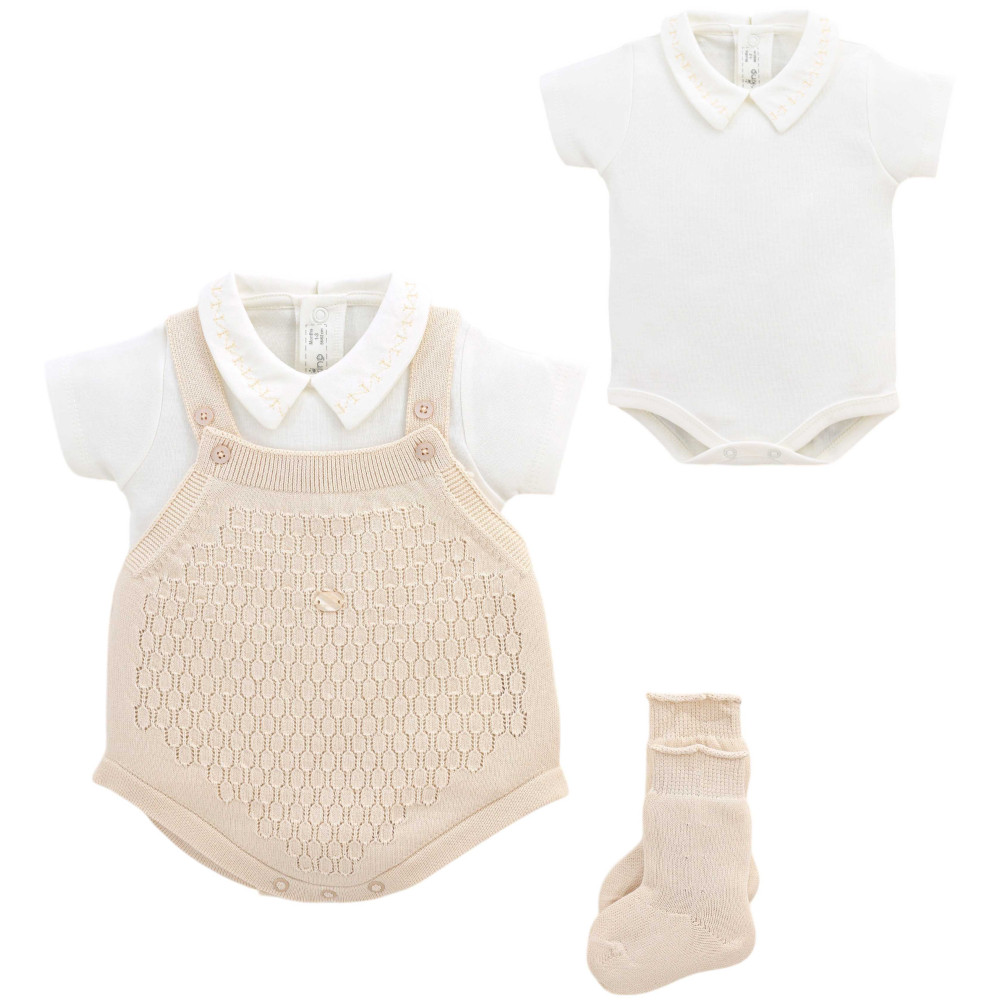 Set overalls+body+socks